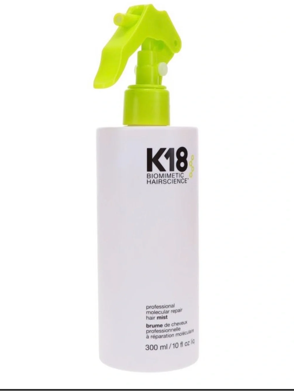 K18 Professional Molecular Repair Hair Mist – 300 mL / 10 oz – Pro Size